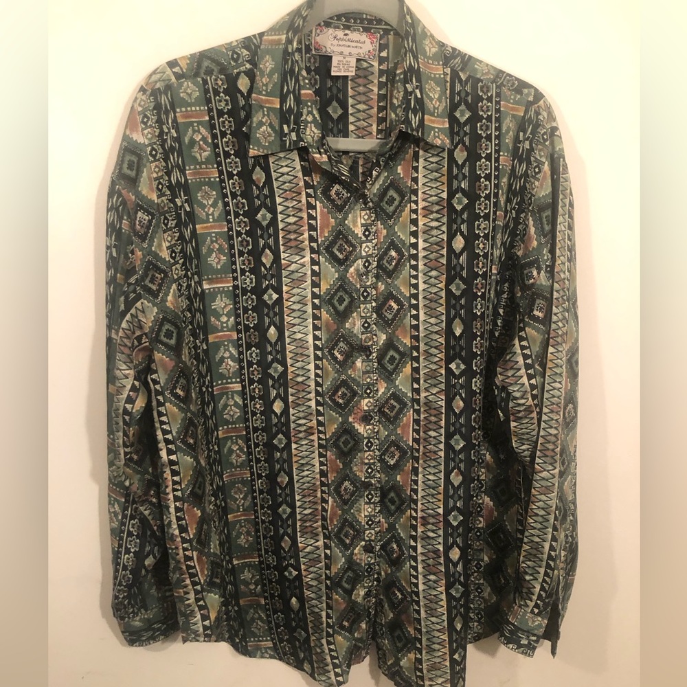 Jonathan Martin 100% silk shirt sz. M